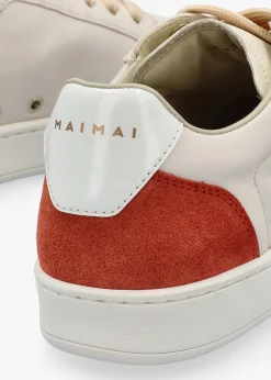 Acanto Basket Cream Leather Low Profile Trainers