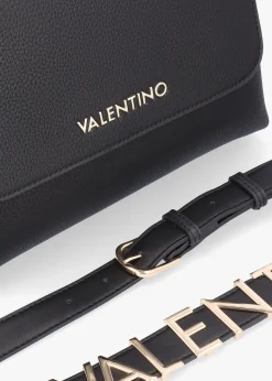 Alexia Nero Logo Strap Satchel Bag