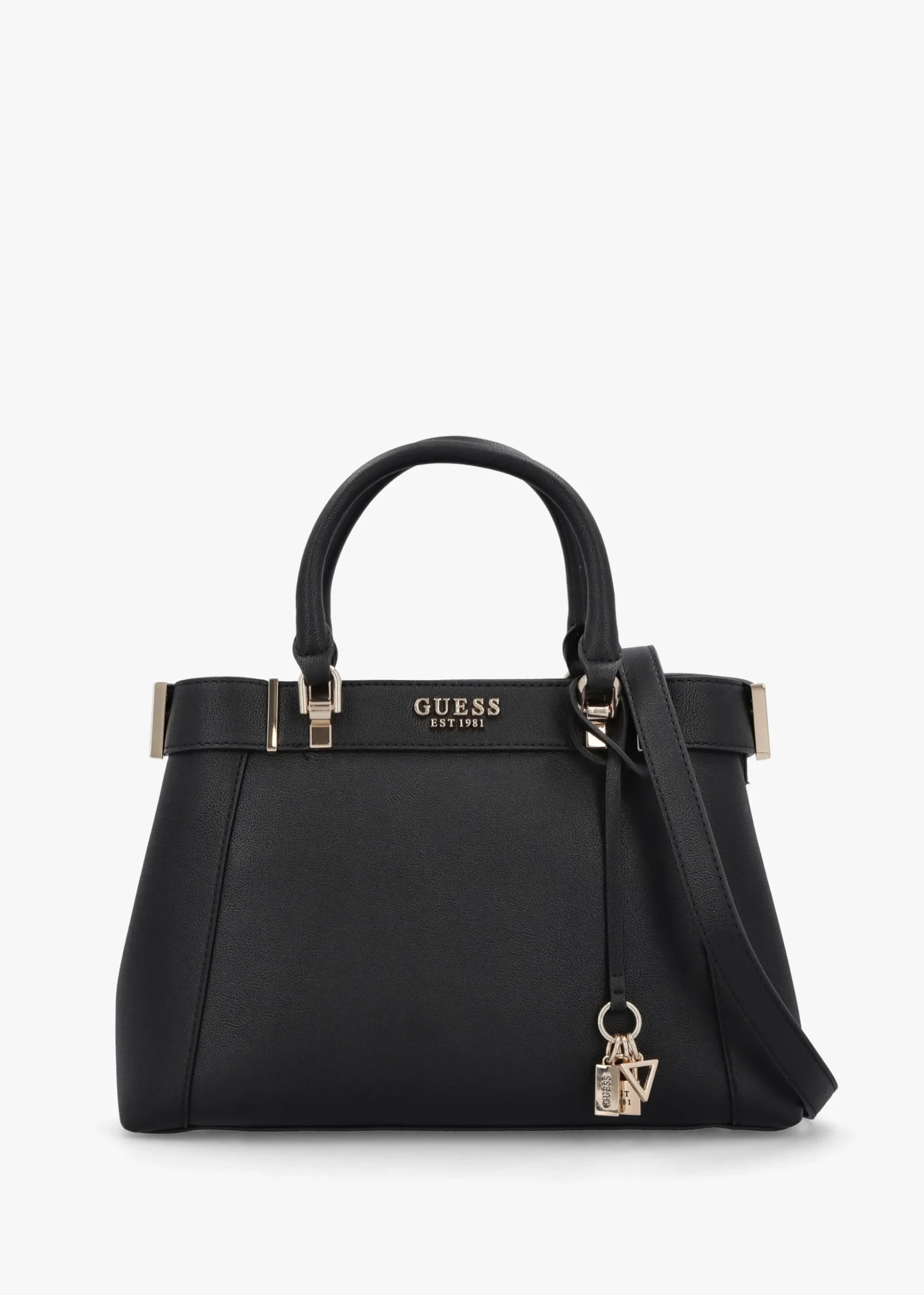 Anadela Large Black Satchel Bag