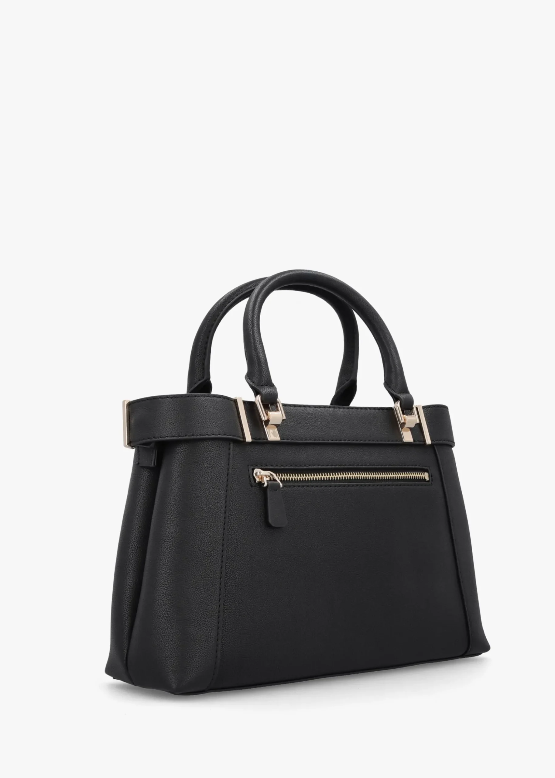 Anadela Large Black Satchel Bag