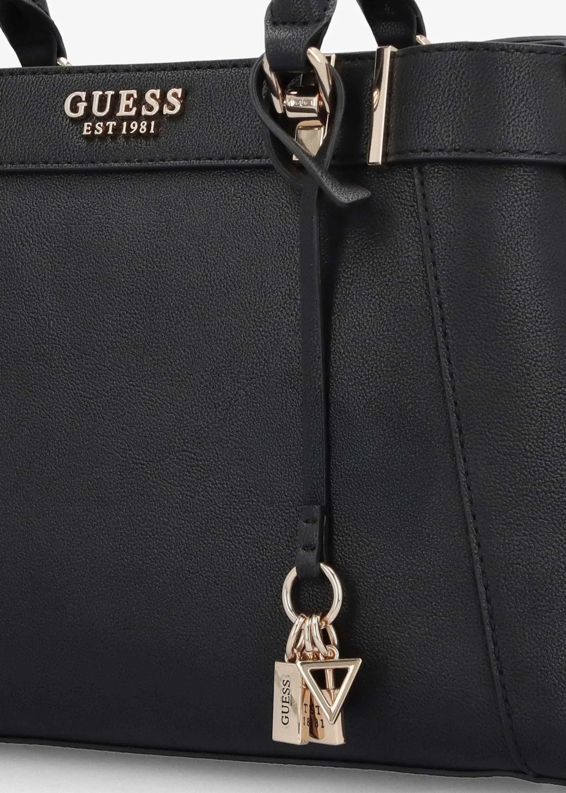 Anadela Large Black Satchel Bag