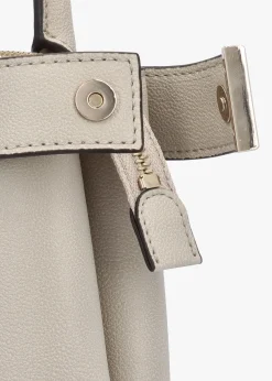 Anadela Mini Taupe Satchel Bag