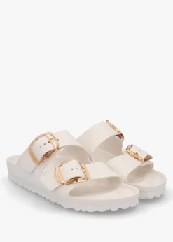 Arizona Big Buckle EVA Eggshell Two Bar Mules