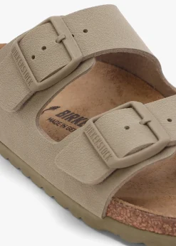 Arizona Birko-Flor Faded Khaki Two Bar Mules