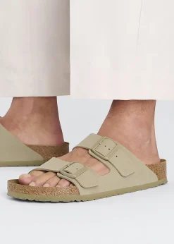 Arizona Birko-Flor Faded Khaki Two Bar Mules