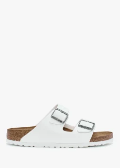 Arizona Birko-Flor White Two Bar Mules