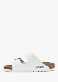 Arizona Birko-Flor White Two Bar Mules