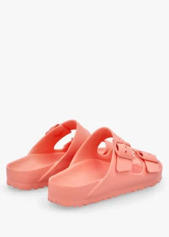 Arizona EVA Coral Peach Two Bar Mules