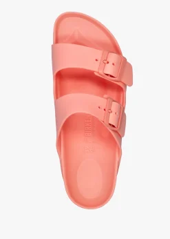 Arizona EVA Coral Peach Two Bar Mules