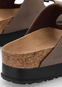 Arizona Pap Flex Platform Birko-Flor Mocca Mules