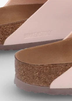 Arizona Vegan Light Rose Birko-Flor Two Bar Mules