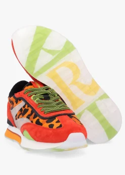 Art Orange Lady Multicoloured Trainers