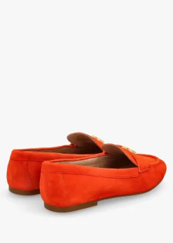 Averi III Orange Suede Loafers