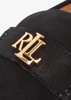Barnsbury Black Suede Loafers