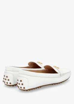 Barnsbury White Leather Loafers