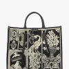 Black Tapestry Tote Bag