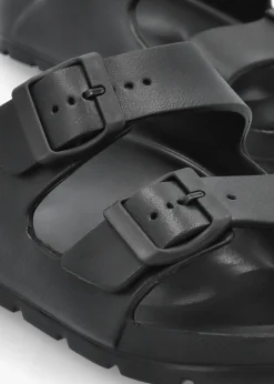 Black Two Bar EVA Mules