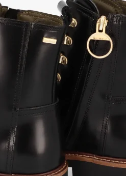 Blake Black Leather Hiker Boots