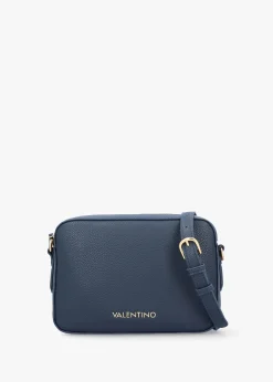 Brixton II Blu Pebbled Camera Bag