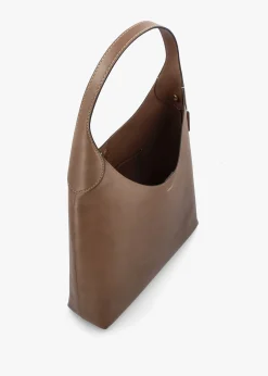 Brooklyn 39 Dark Stone Leather Shoulder Bag