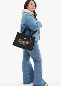 Cargo Black Canvas Tote Bag