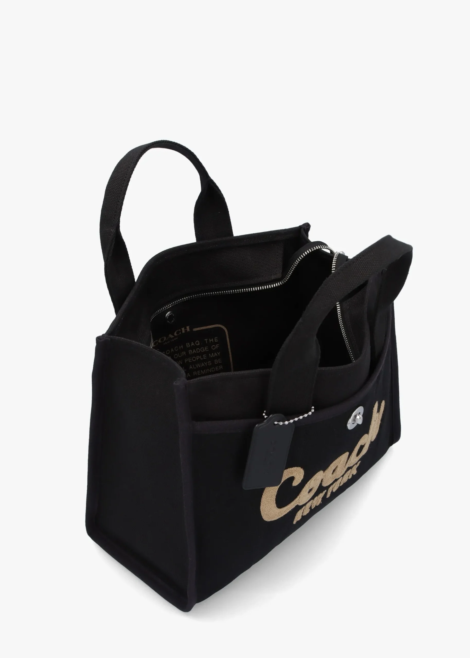 Cargo Black Canvas Tote Bag