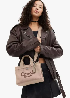 Cargo Dark Natural Canvas Tote Bag
