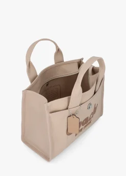 Cargo Dark Natural Canvas Tote Bag