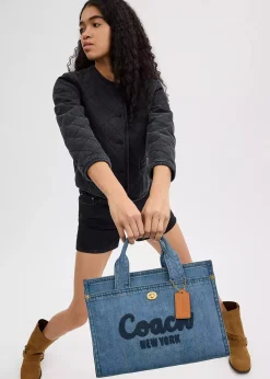 Cargo Indigo Denim Tote Bag
