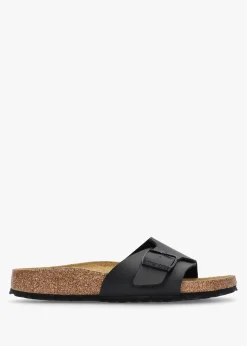 Catalina Birko-Flor Black Mules