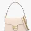 Chain Tabby Chalk Leather Shoulder Bag