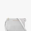 Chiaia Argento Glitter Pochette Bag
