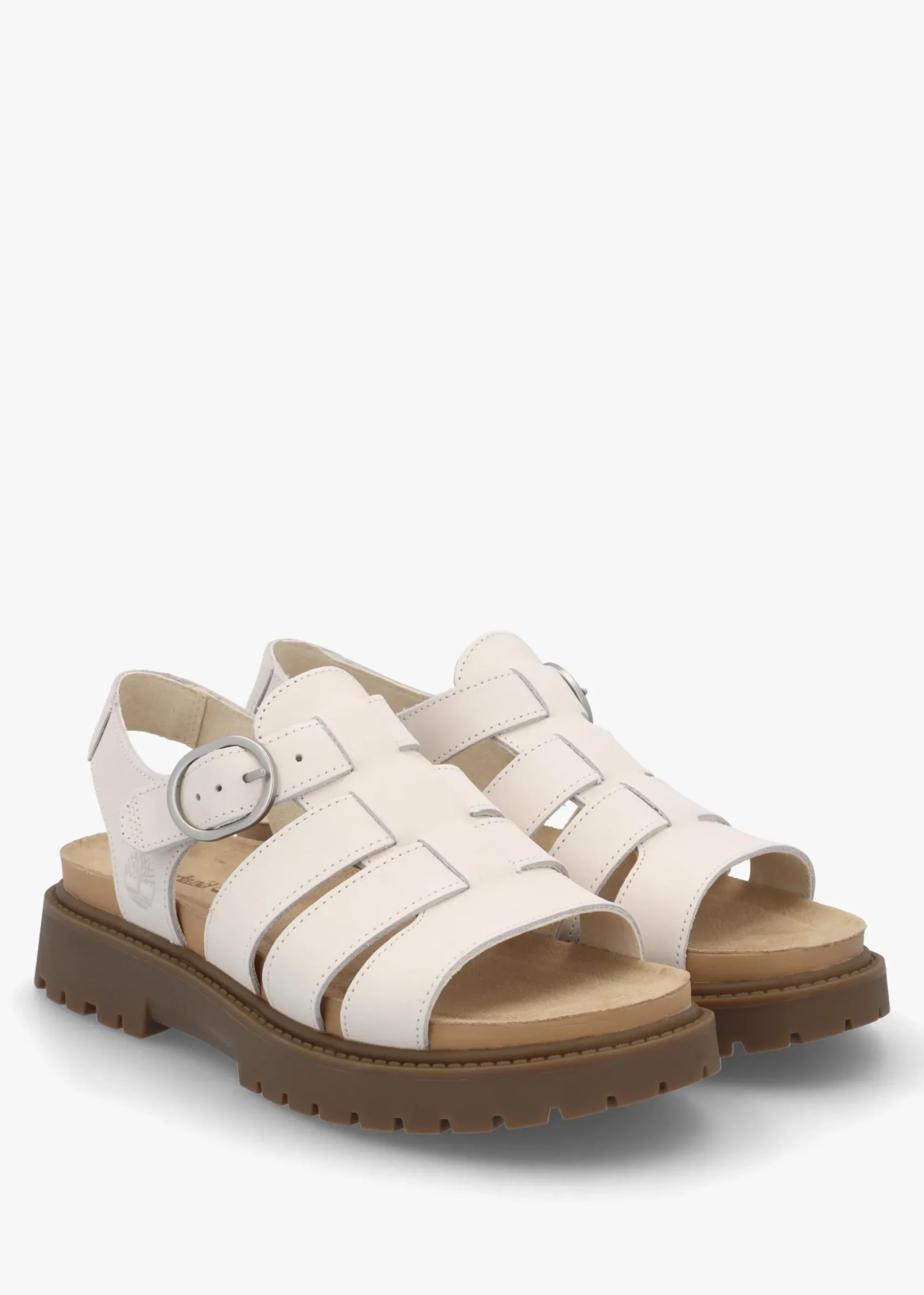 Clairemont Way Natural Nubuck Leather Fisherman Sandals