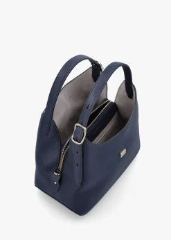 Deco Parisian Leather Cross-Body Tote Bag