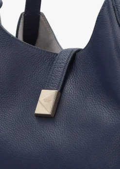 Deco Parisian Leather Cross-Body Tote Bag