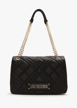 Diamond Quilt III Nero Shoulder Bag
