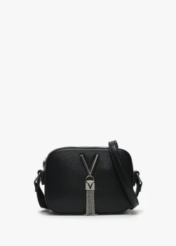 Divina Black Pebbled Camera Bag