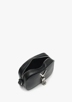 Divina Black Pebbled Camera Bag