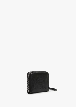Divina Black Pebbled Coin Purse