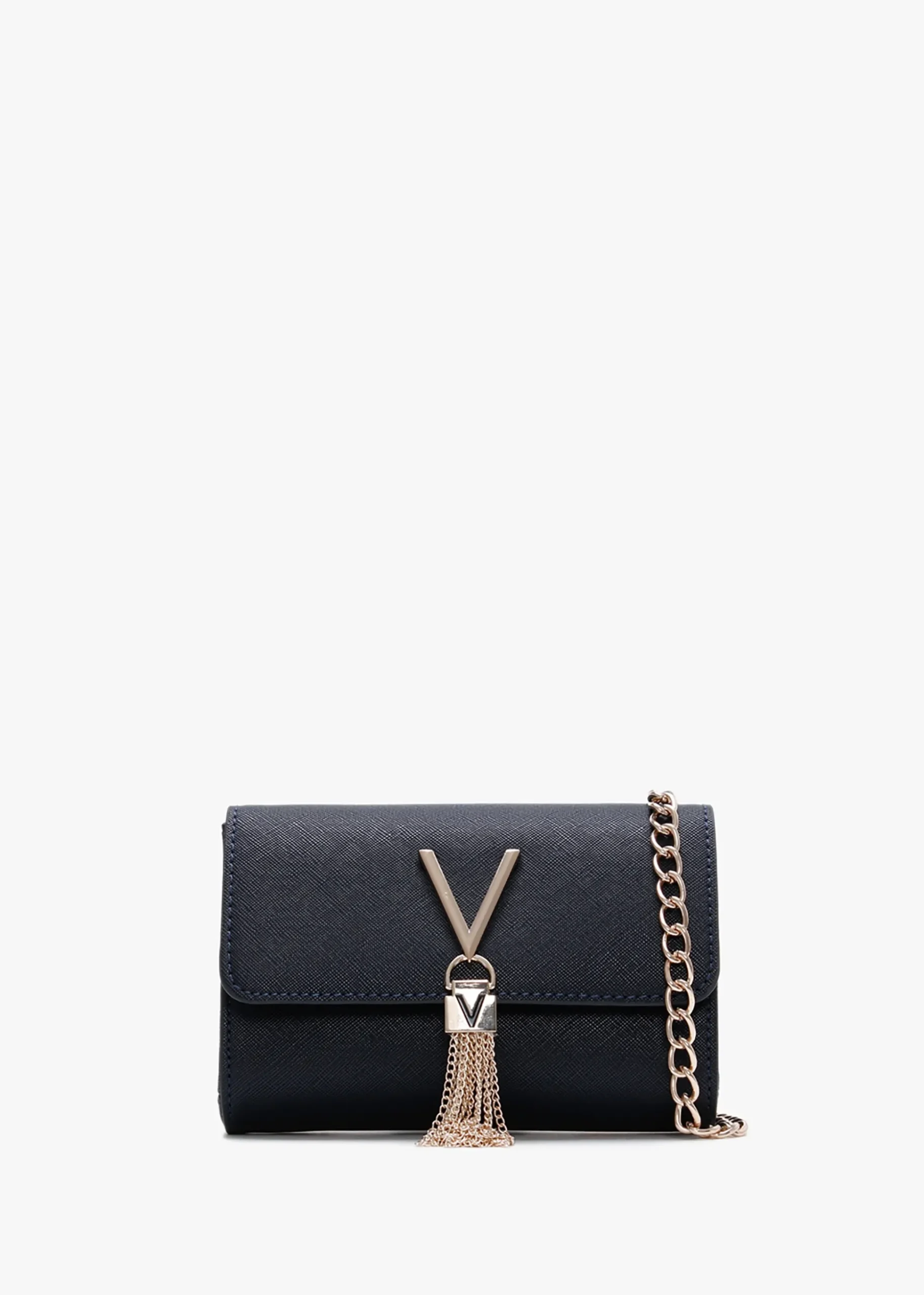 Divina Navy Saffaino Shoulder Bag