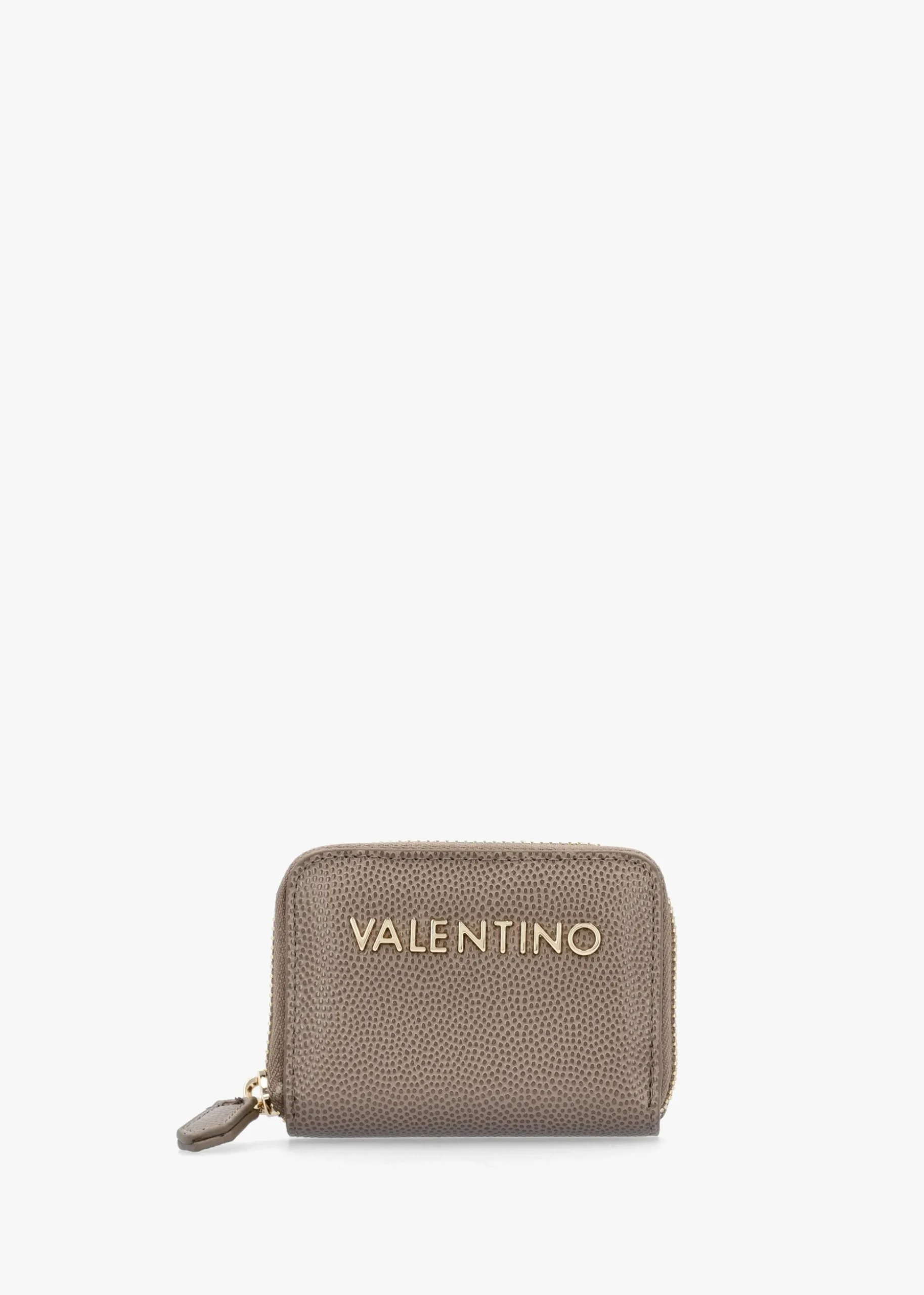 Divina Taupe Pebbled Coin Purse