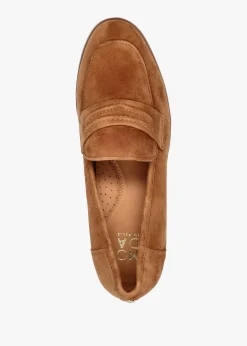 Ebonee Tan Suede Chunky Loafers