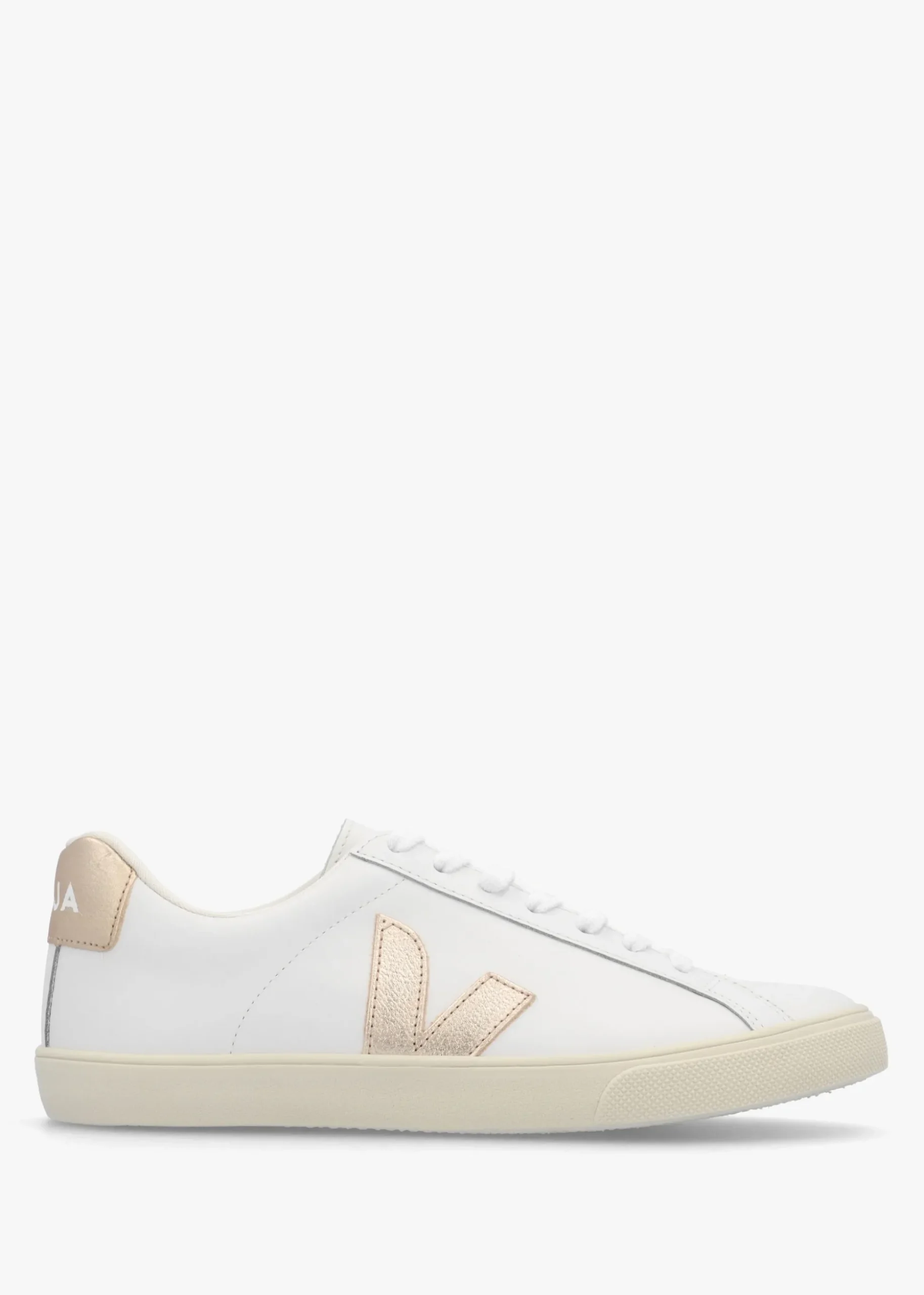 Esplar Logo Leather Extra White Platine Trainers
