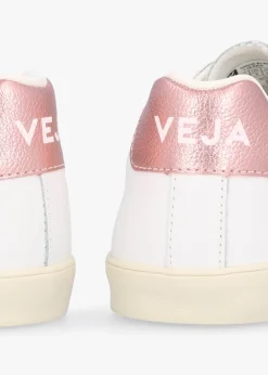 Esplar Logo Leather Extra White Nacre Trainers