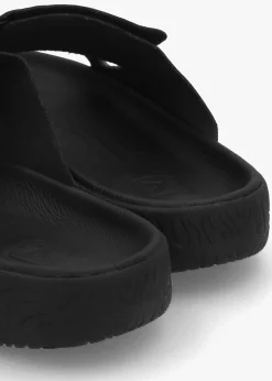 Etna Full Black Leather Sandals