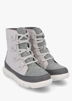 Explorer Next Joan Moonstone Sea Salt Suede Ankle Boots
