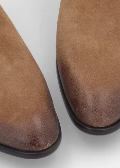 Fame II Land Suede Western Ankle Boots