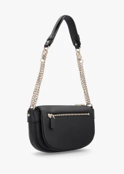 Fedora Black Shoulder Bag