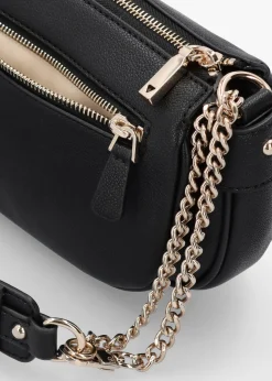 Fedora Black Shoulder Bag