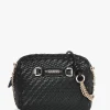 Francy Woven Black Camera Cross-Body Bag